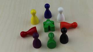 Halma  Board Game Pieces from The Game Crafter [upl. by Hsejar]