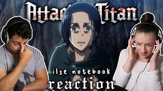 WE NEVER EXPECTED THAT Attack on Titan  OVA Ilse’s Notebook REACTION [upl. by Enirak57]