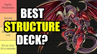 YuGiOh Best Structure Decks Tier List [upl. by Tjader]