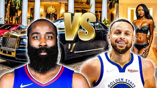 James Harden vs Stephen Curry Whose Life is Better [upl. by Saile]