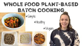 Simple WHOLE FOOD PLANTBASED BATCH COOKING  Sweet Potato Chili Recipe Easy Healthy Vegan [upl. by Larrie833]