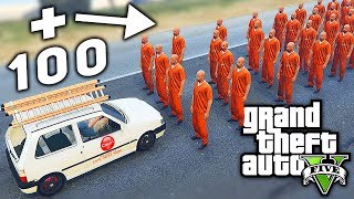 UNO DE FIRMA vs 100 PESSOAS  GTA V  GTA 5 Funny Moments [upl. by Cown]