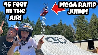 HUGE MEGA RAMP DROP CHALLENGE Whoever Chickens Out First LOOSES [upl. by Cath]