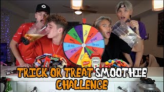 GROSS Trick or Treat Smoothie Challenge  Zach Clayton [upl. by Bywoods726]