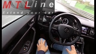 Škoda Kodiaq MY2017  Lane Assist activation  vključitev Lane Assist sistema [upl. by Aisela]