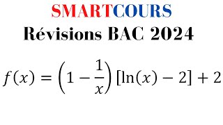 Révisions BAC MATHS 2024  Fonction logarithme népérien  Sujet Amérique du Nord [upl. by Priscella]