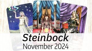 ♑STEINBOCK  November 2024  Jemand vermisst Dich extrem Gönne Dir Ruhe Tarot [upl. by Ahseket258]