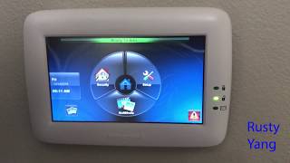 How to use Honeywell Tuxedo Touch Screen [upl. by Pollock]