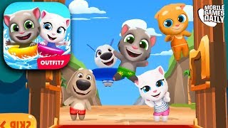 TALKING TOM POOL  ALL AREAS COMPLETED iOS Android [upl. by Durman]