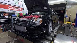 848ehp sti Racecar on the dyno [upl. by Devlin]