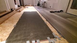 ThermoSoft WarmStep DIY installation [upl. by Sylas]