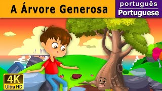 A Árvore Generosa  The Giving Tree in Portuguese  Portuguese Fairy Tales [upl. by Strader]