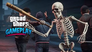 GTA 5 Skelten Funny Game Play gta gta5spidermanfunnyjump [upl. by Einra]