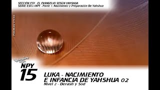 PV  NPY15N2  Luka  Nacimiento E Infancia De Yahshua 02 [upl. by Aivat658]