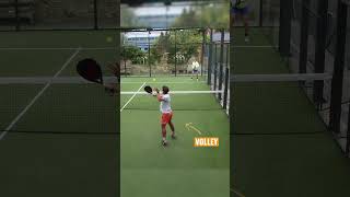 Padel Drill  Bandeja and Volley [upl. by Isador]