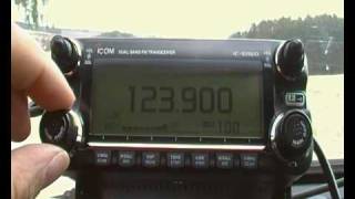 Icom ICE2820 PMR Freenet Aeroplanes some fun in the country [upl. by Sharp]