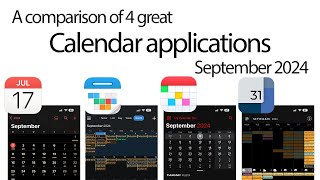 A comparison of 4 great calendar applications [upl. by Ruhtracm265]