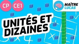 Les unités et les dizaines CP  CE1  Cycle 2  Maths  Numération [upl. by Reyam615]