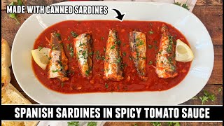 Canned Sardines in Spicy Tomato Sauce  Quick amp EASY 20 Minute Recipe [upl. by Struve]