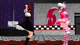 Shake it off MMD FNAF  Mangle Jess Jessi [upl. by Hite]