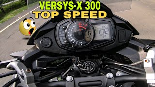 Kawasaki Versys X 300 Velocidad máxima Top speed 😱🚀 ¿Vale la pena [upl. by Aruon]