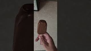 HaagenDazs Vanilla Milk Chocolate Ice Cream Bar Review icecream icecreambar haagen [upl. by Iruyas382]