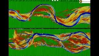 Meandering and braided river in the laboratory [upl. by Nesyrb]