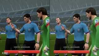 FIFA 14 Xbox 360 vs PC Comparison [upl. by Zadack425]