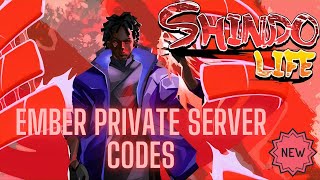 Ember Village Private Server Codes For Shindo Life  latest april 2021 [upl. by Amahcen656]