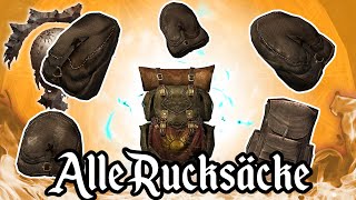 Enderal  Alle einzigartigen Rucksäcke  Guide [upl. by Ulises]