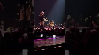 Madonna Daughter Estere on the stage Celebration Tour in Europe 2023 Copenhagen 🇩🇰 [upl. by Goody]