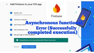 How does Asynchronous Function works for Firebase  Insert Data On Fire 🔥 store 2025 [upl. by Ysirhc]