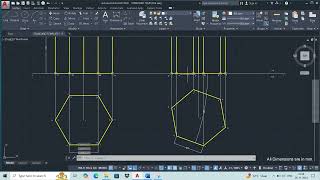 4Projection of SolidHexagonal Prism [upl. by Salohci218]