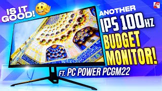 বাজেটে 100 HZ মনিটর  PC POWER PCGM22 IPS Monitor Review [upl. by Eisaj867]