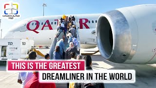 TRIP REPORT  The New Qatar Airways Economy Class  Doha to Cairo  QATAR AIRWAYS Boeing 787 [upl. by Latyrc]