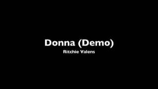 Ritchie Valens  Donna Demo 1958 [upl. by Arun586]