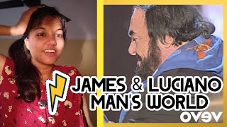 REACTION Luciano Pavarotti James Brown  Its A Mans Mans Mans World DIDNT EXPECTED THAT [upl. by Malachy]