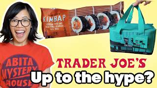 Trader Joes Mini Insulated Lunch Bag amp Kimbap [upl. by Deehsar766]