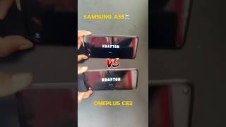 Samsung a55 VS Oneplus ce2 pubg test shorts shortsfeed [upl. by Llehsor985]