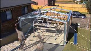 Fair Dinkum Sheds Construction Video [upl. by Assital]