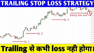 Trailing Stop Loss Strategy Trailing Stop Loss Kaise use Kare [upl. by Ztirf214]