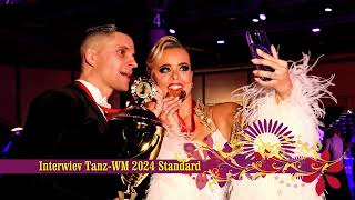 Interview Tanz WM 2024 in Standard Alexey GlukhovampAnastasia Glazunova Moldawien [upl. by Onaicnop]