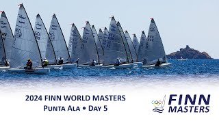 Highlights from Day 5 at the 2024 Finn World Masters [upl. by Suravart80]