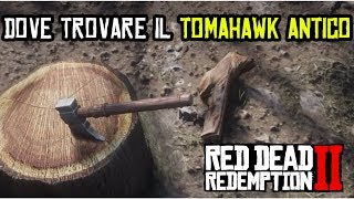 DOVE TROVARE TOMAHAWK ANTICO RED DEAD REDEMPTION 2 ARMA SPECIALE [upl. by Buine513]