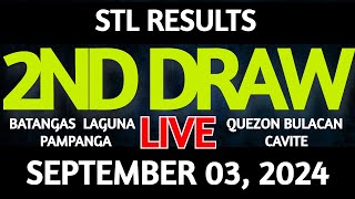 Stl Result Today 2nd draw September 03 2024 STL Batangas Live [upl. by Brenza]