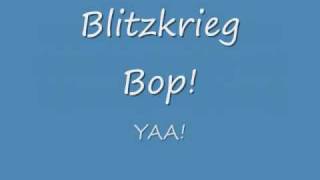 Blitzkrieg Bop Rob Zombie lyricswmv [upl. by Naibaf396]