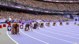 EPIC RACE 😱 Julien Alfred Battle Gabby Thomas In 200m Final  2024 Paris Olympic [upl. by Ralyks]