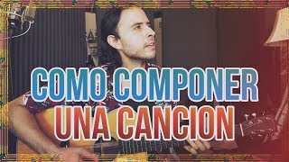 COMO COMPONER UNA CANCION  Como poner acordes a mi letra  como a hacer mis propios requintos [upl. by Llewkcor884]