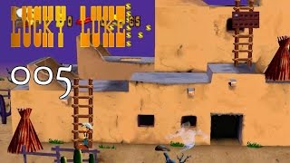 Lets Play LUCKY LUKE German  Blind  PS1  Folge 5  irre Indianerstadt [upl. by Langston]