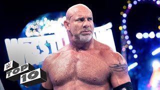 WrestleManias grandest farewells WWE Top 10 March 25 2019 [upl. by Adnawak901]